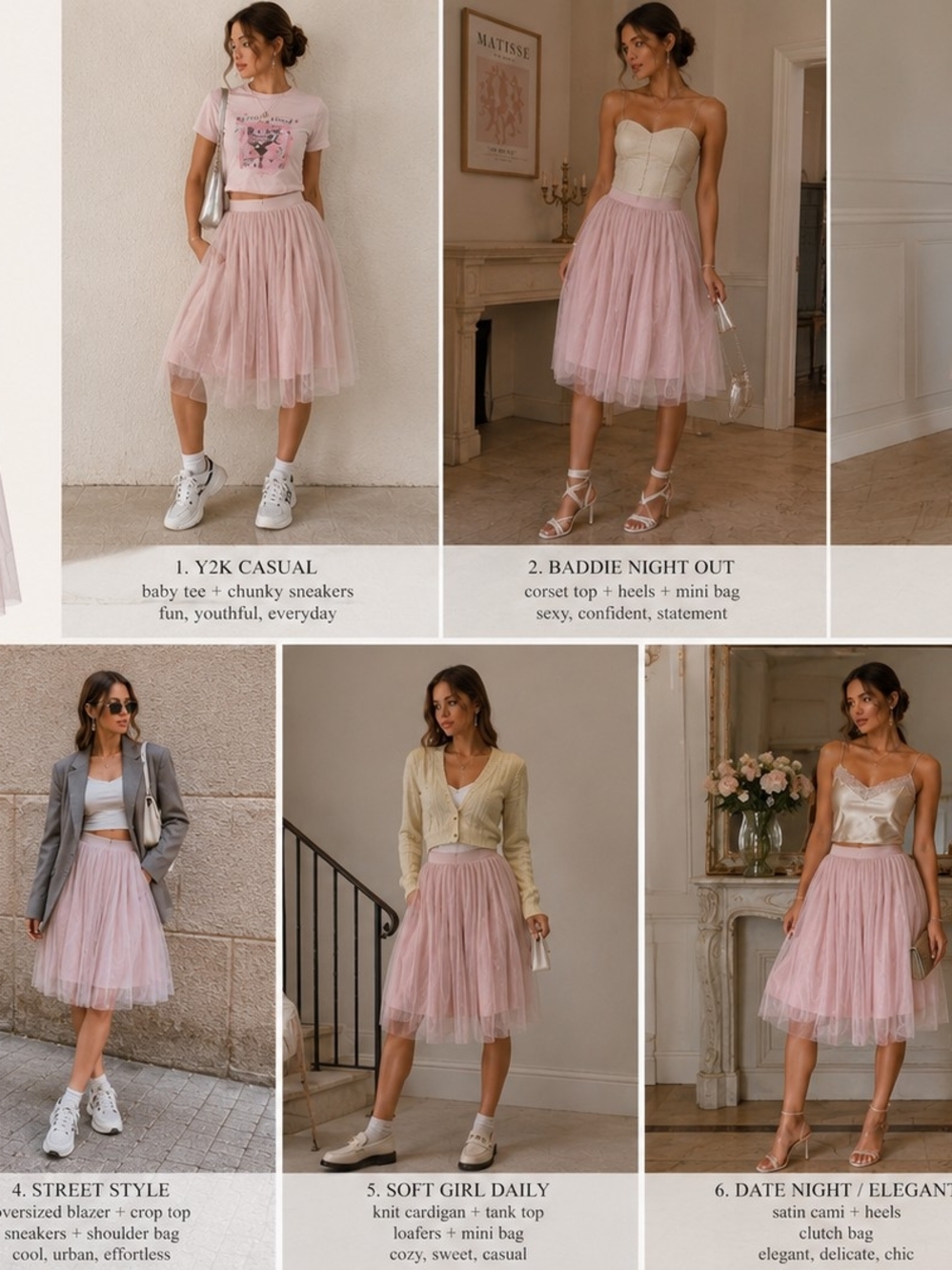 Soft Pink Tulle Midi Skirt - Women's Layered Circle Skirt